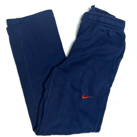 Nike Pants Nike Team Sweatpants Navy Blue Orange Mens Xs Loose